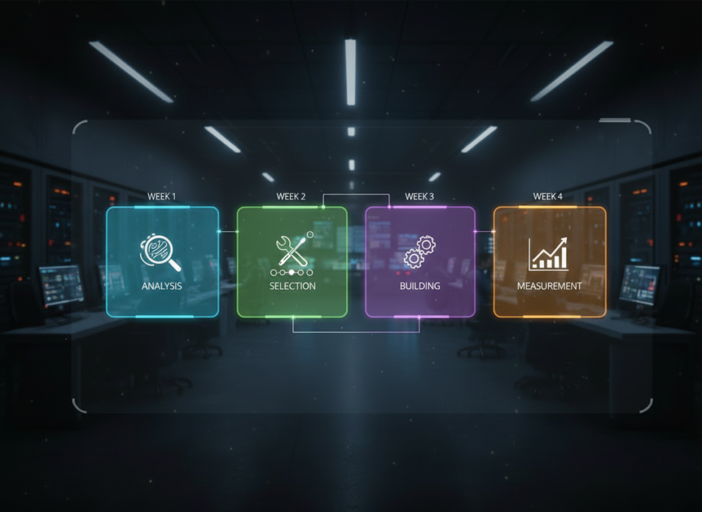 4-week AI pilot execution roadmap