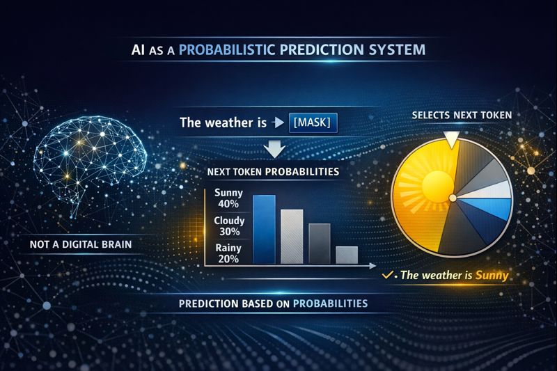 AI as a probabilistic prediction system