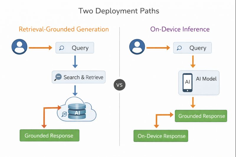 Two deployment paths for AI systems