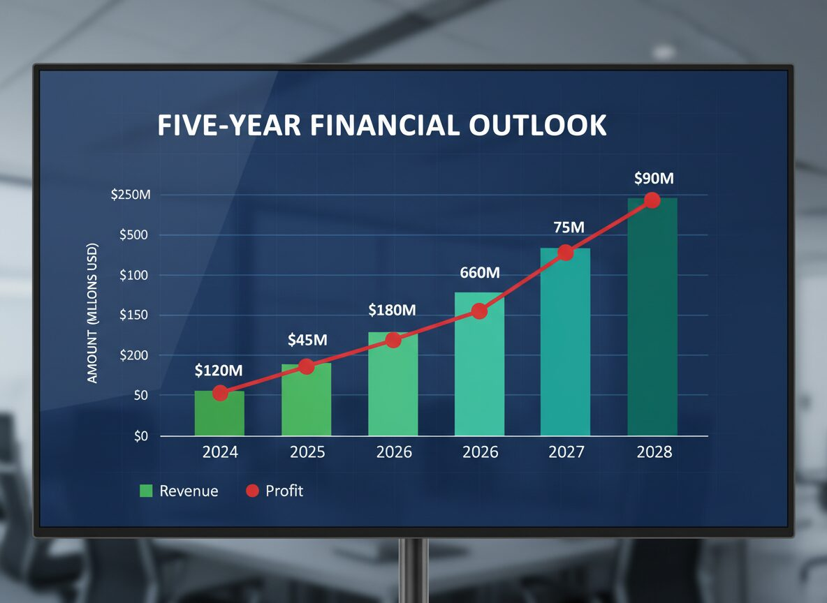 Five-year financial projection for AI-enabled wellness systems