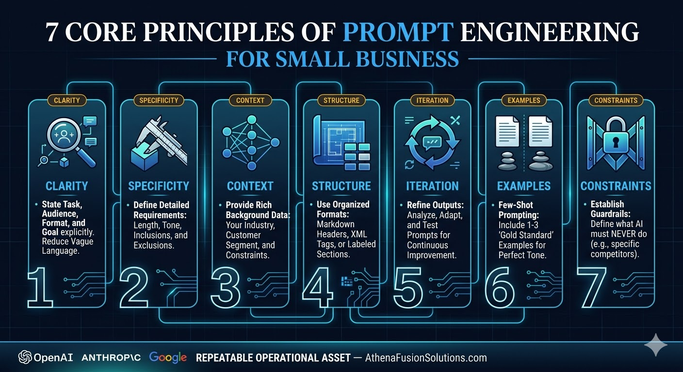Core principles of prompt engineering for effective AI communication