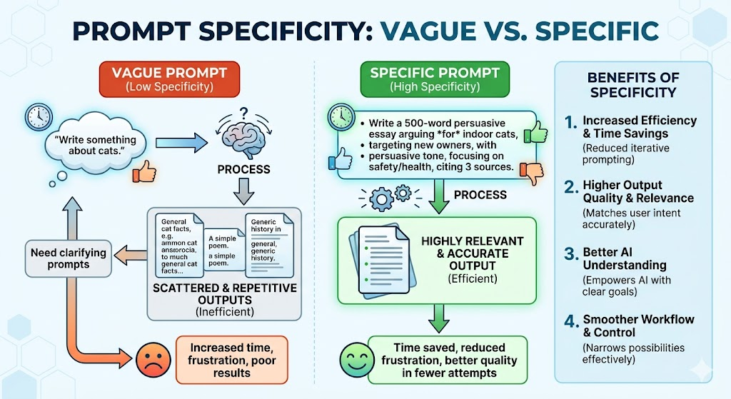 Structured prompt templates improve accuracy and efficiency